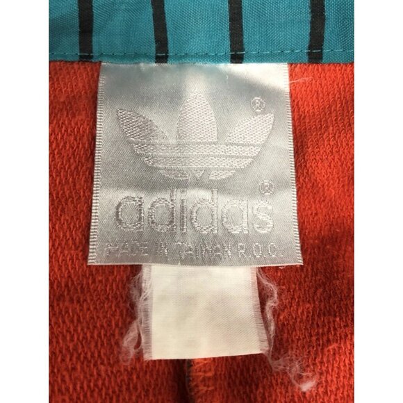 Adidas International Line Vtg Blue Orange Grey Half Zip Windbreaker 2XL XXL - Picture 5 of 5